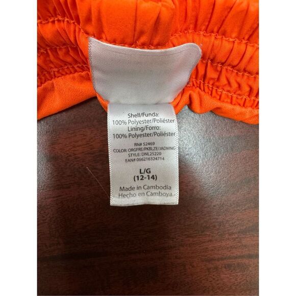 Danskin Now Orange Athletic Shorts Size Large - Picture 8 of 10